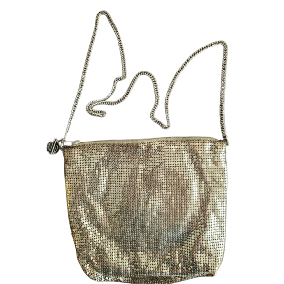 Whiting & Davis Co Silver Mesh Evening Bag - Picture 1 of 15